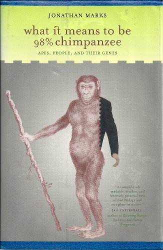 Beispielbild fr What it Means to be 98% Chimpanzee: Apes, People, and their Genes zum Verkauf von Hafa Adai Books