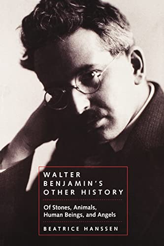 Beispielbild fr Walter Benjamin's Other History: Of Stones, Animals, Human Beings, and Angels (Weimar and Now: German Cultural Criticism) (Volume 15) zum Verkauf von Redux Books