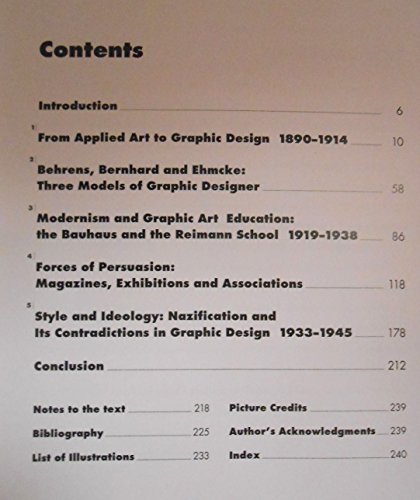 Imagen de archivo de Graphic Design in Germany: 1890-1945 (Weimar and Now: German Cultural Criticism) a la venta por Lou Manrique - Antiquarian Bookseller