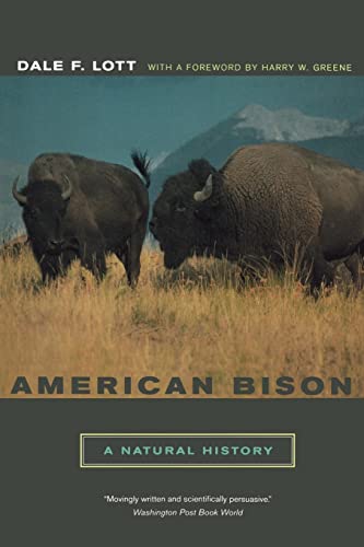 Beispielbild fr American Bison: A Natural History (Volume 6) (Organisms and Environments) zum Verkauf von SecondSale