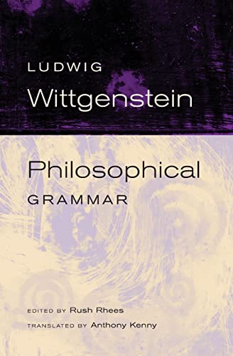 9780520245020: Philosophical Grammar