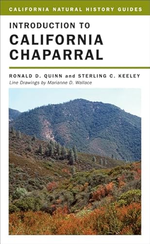 Imagen de archivo de Introduction to California Chaparral a la venta por Better World Books: West