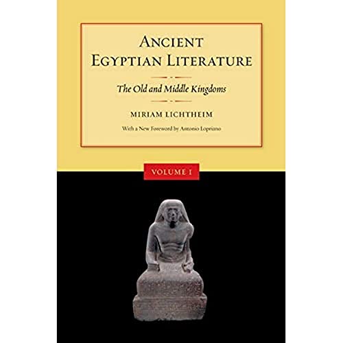 9780520248427: Ancient Egyptian Literature: A Book Of Readings: The Old And Middle Kingdoms