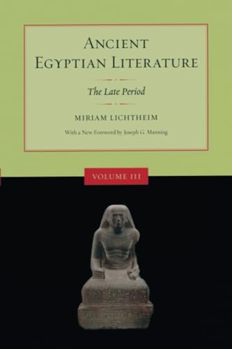 Beispielbild fr Ancient Egyptian Literature: The Late Period zum Verkauf von BooksRun