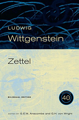 9780520252448: Zettel 40th Anniversary Edition