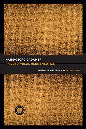 9780520256408: Philosophical Hermeneutics, 30th Anniversary Edition