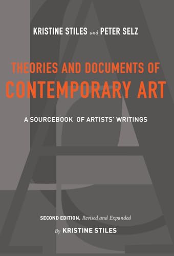 9780520257184: Theories and Documents of Contemporary Art: A Sourcebook of Artists' Writings