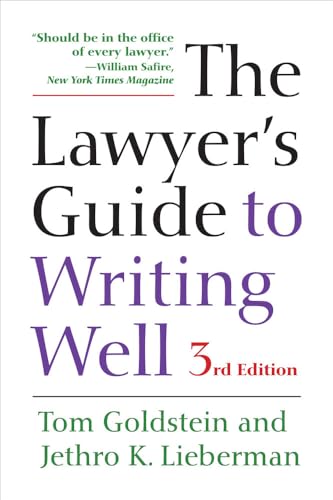 

The Lawyer's Guide to Writing Well