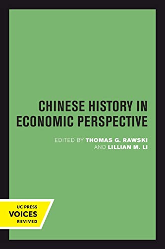 Beispielbild fr Chinese History in Economic Perspective zum Verkauf von Blackwell's