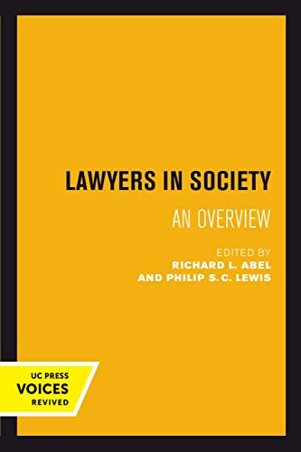 9780520304000: Lawyers in Society: An Overview
