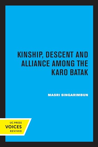 Beispielbild fr Kinship, Descent and Alliance Among the Karo Batak zum Verkauf von Blackwell's
