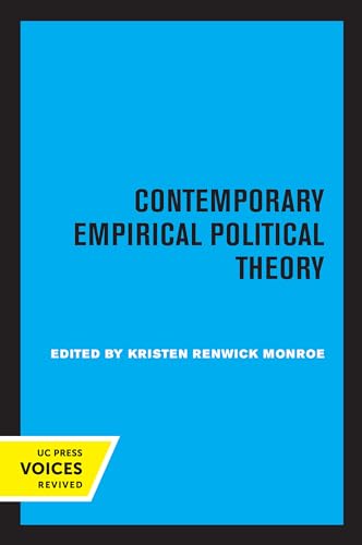 Beispielbild fr Contemporary Empirical Political Theory zum Verkauf von Blackwell's