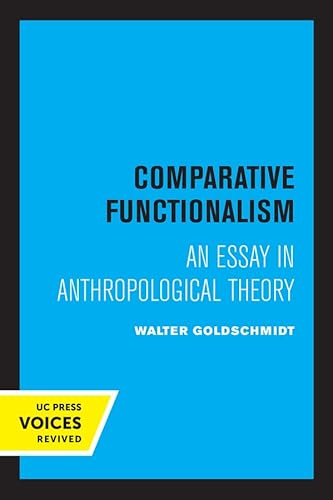 9780520321632: Comparative Functionalism: An Essay in Anthropological Theory