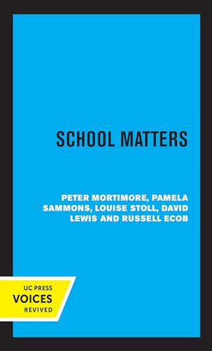 Beispielbild fr School Matters zum Verkauf von Better World Books Ltd