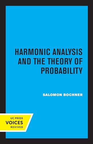 Imagen de archivo de Harmonic Analysis and the Theory of Probability a la venta por Blackwell's