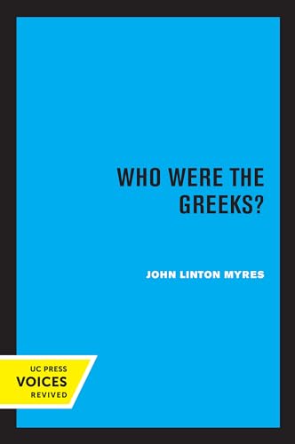 Imagen de archivo de Who Were the Greeks? a la venta por Blackwell's