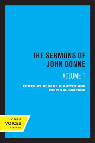 Stock image for The Sermons of John Donne. Volume I for sale by Blackwell's
