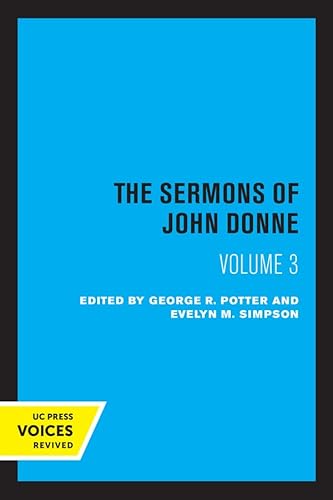 Beispielbild fr The Sermons of John Donne. Volume III zum Verkauf von Blackwell's