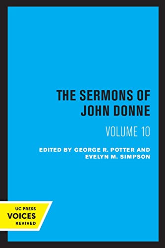 Stock image for The Sermons of John Donne. Volume X for sale by Blackwell's