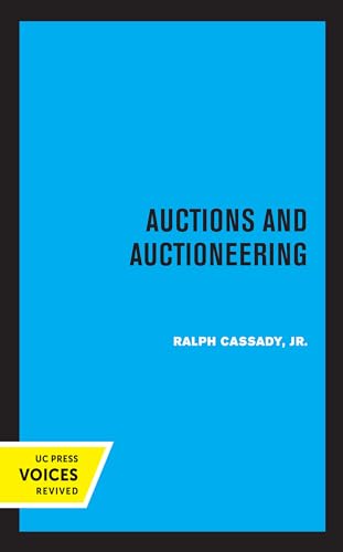 Imagen de archivo de Auctions and Auctioneering a la venta por Lucky's Textbooks