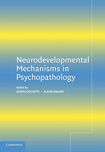 Stock image for Neurodevelopmental Mechanisms in Psychopathology for sale by Books From California