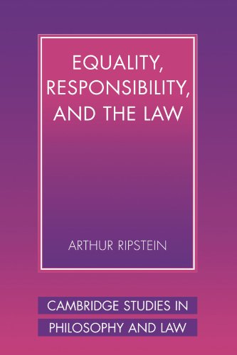 Stock image for Equality, Responsibility, and the Law (Cambridge Studies in Philosophy and Law) for sale by GF Books, Inc.