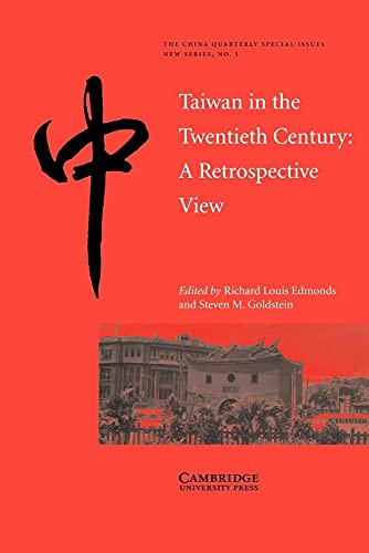 Stock image for Taiwan in the Twentieth Century: A Retrospective View for sale by Chiron Media