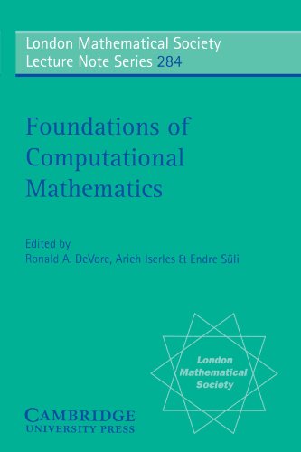 Imagen de archivo de Foundations of Computational Mathematics a la venta por Alien Bindings