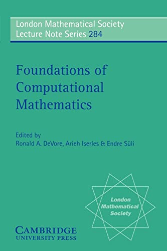 Stock image for Foundations of Computational Mathematics for sale by Alien Bindings