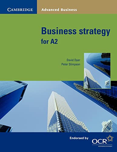Beispielbild fr Business Strategy for A2 zum Verkauf von WorldofBooks