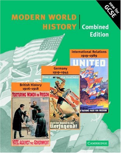 Imagen de archivo de Modern World History Combined edition (Cambridge History Programme Key Stage 4) a la venta por AwesomeBooks