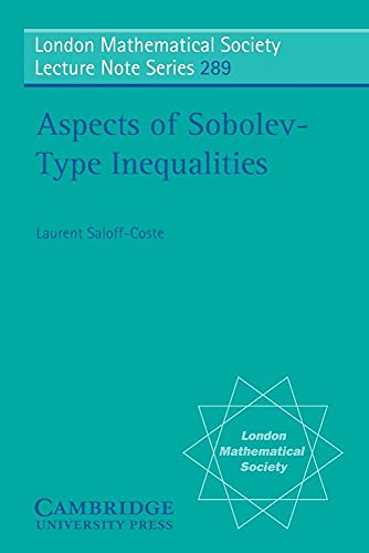 9780521006071: Aspects of Sobolev-Type Inequalities