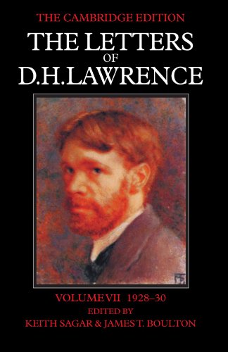 9780521006996: The Letters of D. H. Lawrence: Volume 7 (The Cambridge Edition of the Letters of D. H. Lawrence)