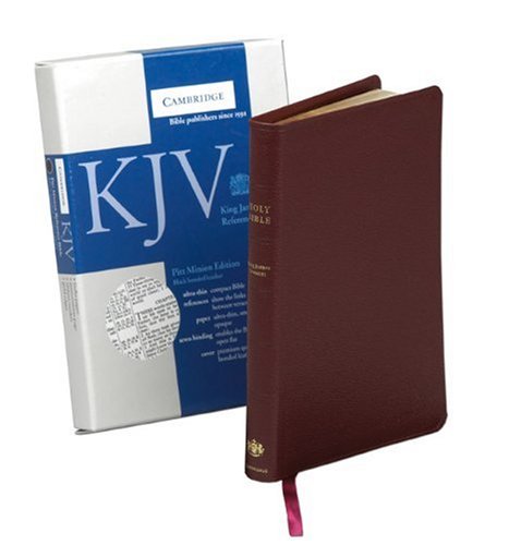 9780521007375: KJV Pitt Minion Reference Edition, R182 Burgundy Bonded Leather