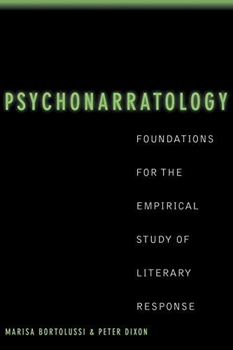 9780521009133: Psychonarratology: Foundations for the Empirical Study of Literary Response