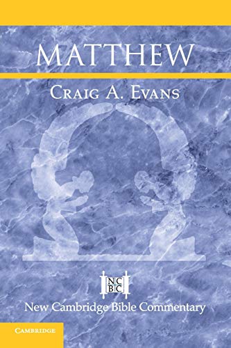 9780521011068: Matthew (New Cambridge Bible Commentary)