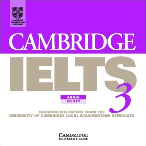 Imagen de archivo de Cambridge IELTS 3 Audio CD Set (2 CDs): Examination Papers from the University of Cambridge Local Examinations Syndicate (IELTS Practice Tests) a la venta por HPB-Red