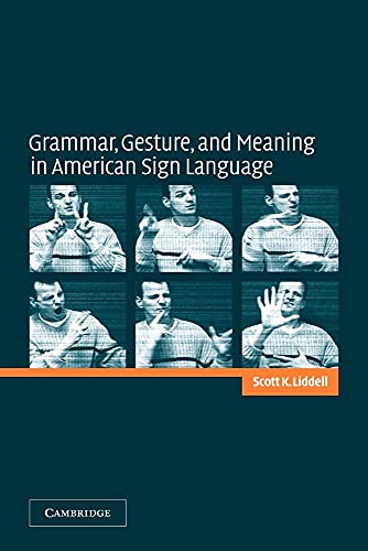 Imagen de archivo de Grammar, Gesture, and Meaning in American Sign Language a la venta por SecondSale