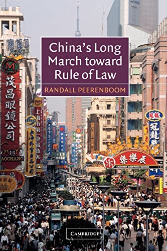 Beispielbild fr China's long march toward rule of law. zum Verkauf von Kloof Booksellers & Scientia Verlag