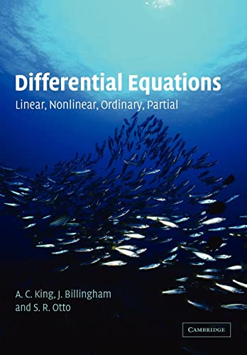 9780521016872: Differential Equations: Linear, Nonlinear, Ordinary, Partial
