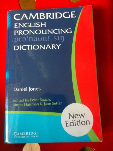 Stock image for Cambridge English Pronouncing Dictionary for sale by HPB-Diamond