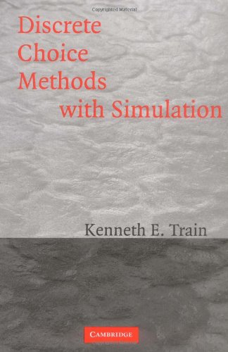 9780521017152: Discrete Choice Methods with Simulation