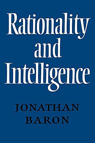 Stock image for Rationality and Intelligence for sale by Lucky's Textbooks