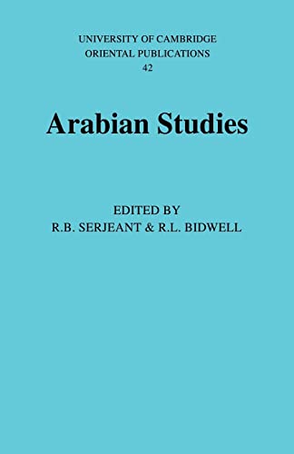 Beispielbild fr Arabian Studies zum Verkauf von Revaluation Books