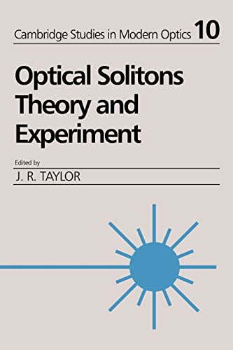 Beispielbild fr Optical Solitons: Theory and Experiment zum Verkauf von Revaluation Books