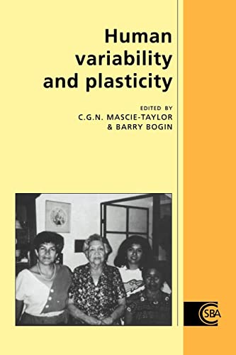 Imagen de archivo de Human Variability and Plasticity (Cambridge Studies in Biological and Evolutionary Anthropology, Series Number 15) a la venta por Lucky's Textbooks