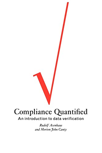 9780521019194: Compliance Quantified: An Introduction to Data Verification
