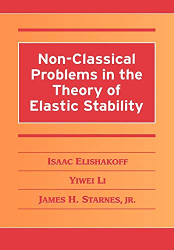 Imagen de archivo de Non-Classical Problems in the Theory of Elastic Stability a la venta por Lucky's Textbooks