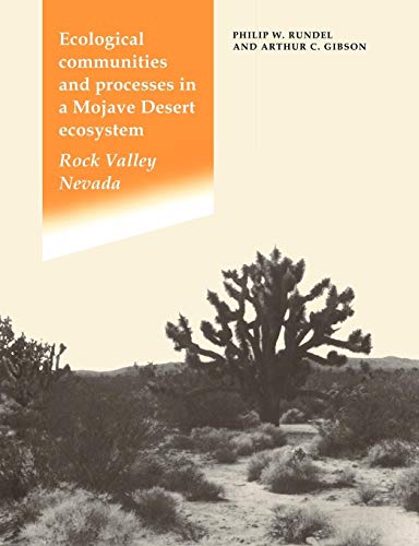 Stock image for Ecological Communities and Processes in a Mojave Desert Ecosystem for sale by HPB-Red