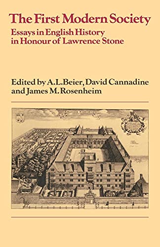 Beispielbild fr THE FIRST MODERN SOCIETY zum Verkauf von Basi6 International